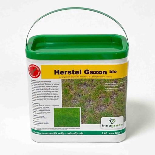 Gras mesten, Herstel organische gazonmest