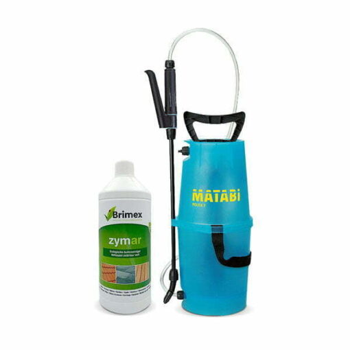 Pakketdeal! 1 liter Zymar biologische buitenreiniger + professionele drukspuit