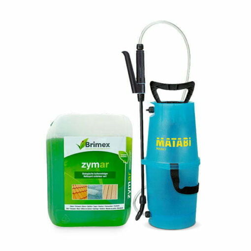 Pakketdeal! 5 liter Zymar biologische buitenreiniger + professionele drukspuit